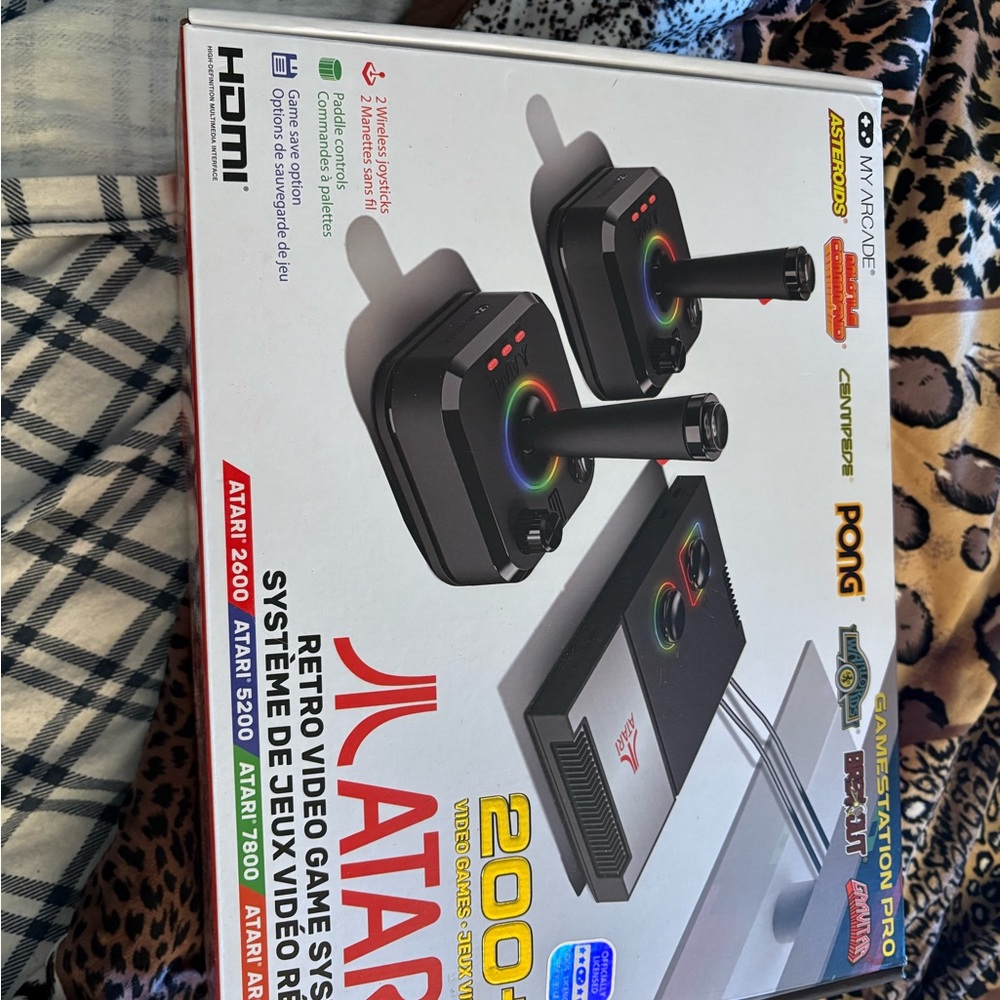 Atari Retro Video Game Console - Black